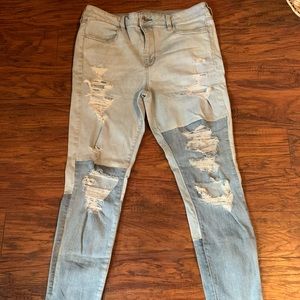 American Eagle ripped jeans